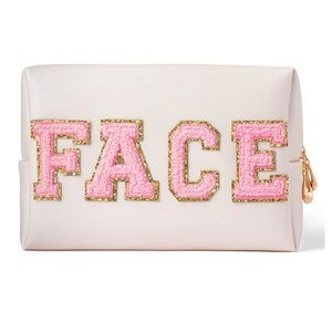 Patch FACE Letter Cosmetic Toiletry‎ Bag